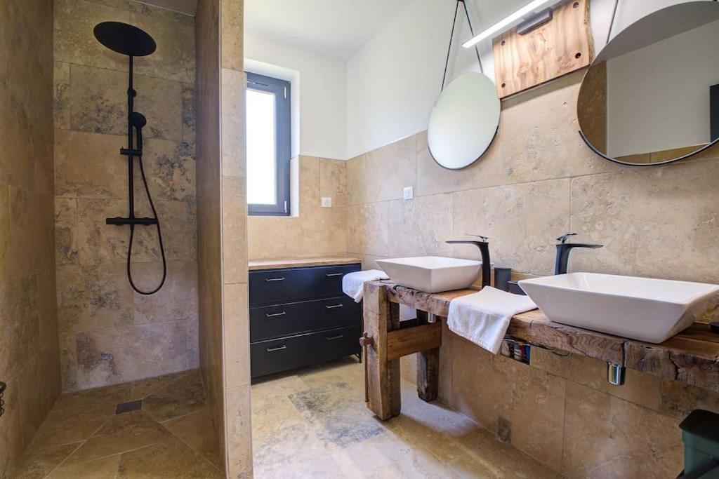 Villa Combe Jolie Clim, Piscine & Jacuzzi Saint-Vincent-de-Cosse Esterno foto