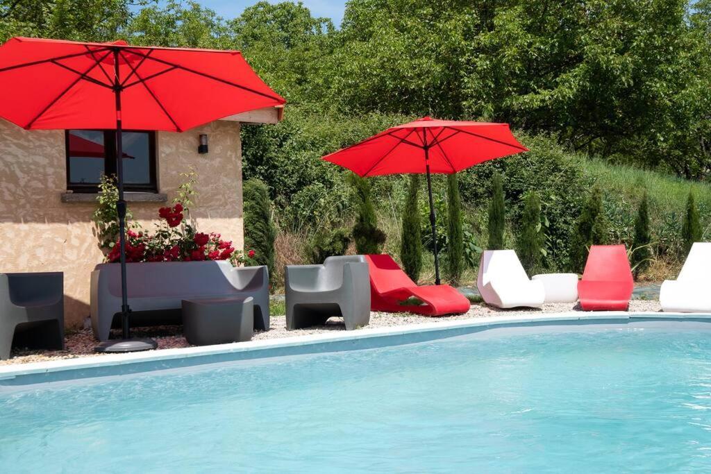 Villa Combe Jolie Clim, Piscine & Jacuzzi Saint-Vincent-de-Cosse Esterno foto